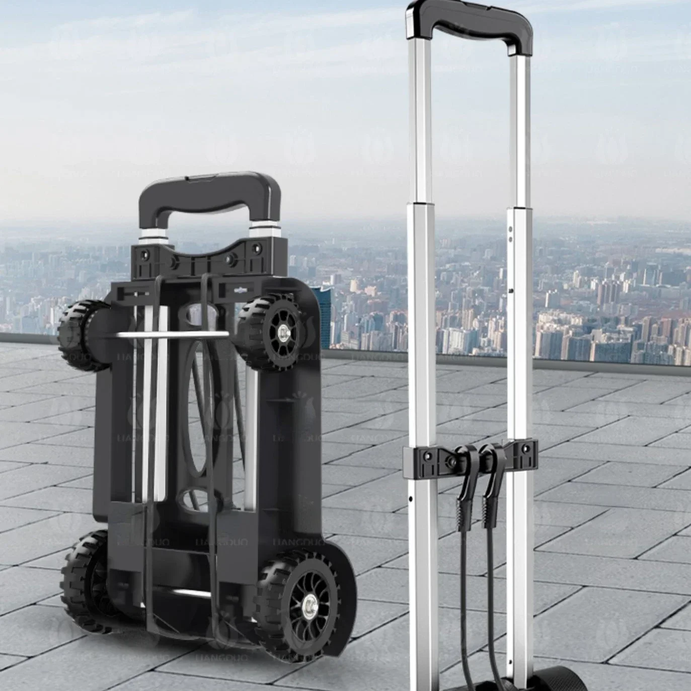 Trolley household folding portable trolley to buy food express light luggage trolley trailer. Hot sales
Trolley household folding portable trolley to buy food express light luggage trolley trailer. Hot sales