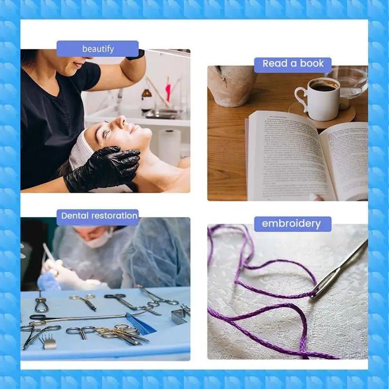 Foldable Desktop Magnifying Glass With LED Lights USB Magnifier With Base For Reading Repair Welding Desk Lamp Base Durable
Foldable Desktop Magnifying Glass With LED Lights USB Magnifier With Base For Reading Repair Welding Desk Lamp Base Durable