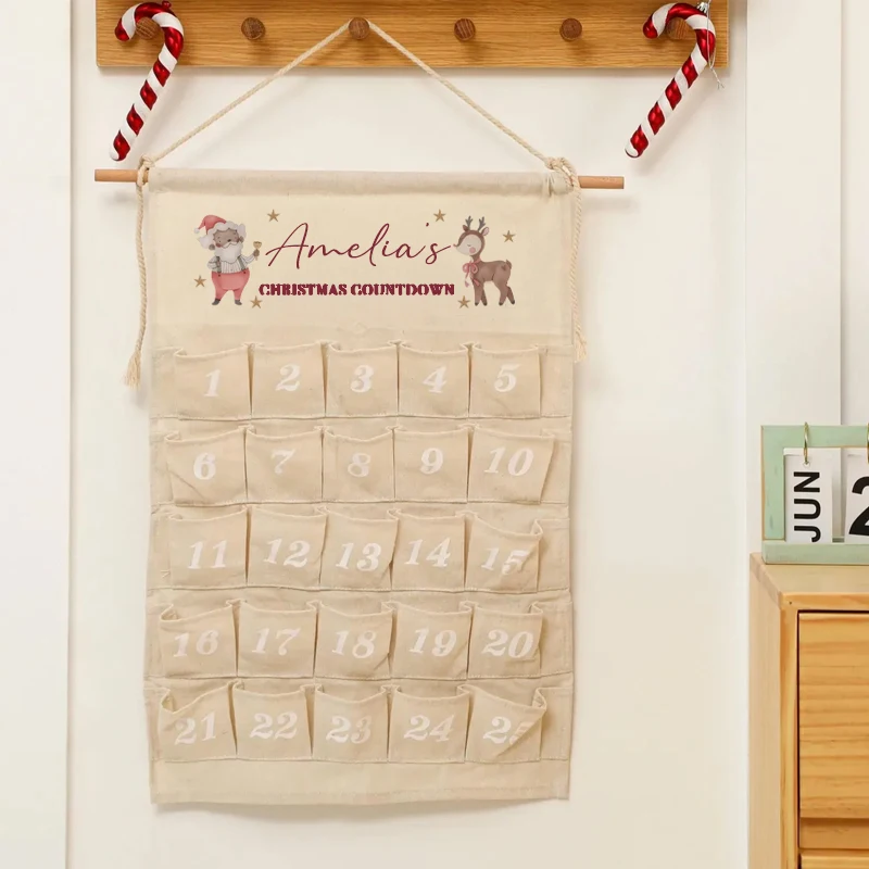 Персонализированное имя, рождественский календарь обратного отсчета, Адвент-календарь на заказ, праздничная вечеринка, настенное украшение, рождественский детский адвент-календарь «сделай сам»
Персонализированное имя, рождественский календарь обратного отсчета, Адвент-календарь на заказ, праздничная вечеринка, настенное украшение, рождественский детский адвент-календарь «сделай сам»
