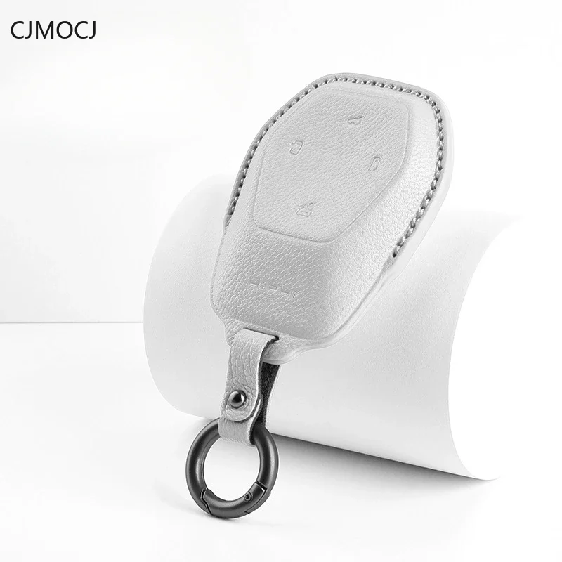 Leather Car Key Case Cover Holder Key Shell Buckle for HiPhi X/Z 
Leather Car Key Case Cover Holder Key Shell Buckle for HiPhi X/Z