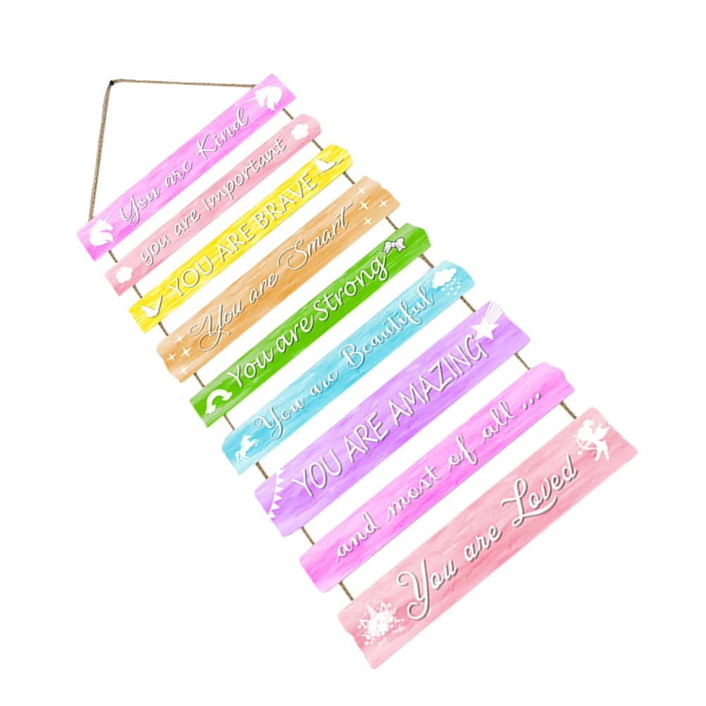 Wooden Wall Children Room Retro Motivational Motivational Wall Plaque Sign Colorful Pendant Bedroom Hanging DIY Craft
Wooden Wall Children Room Retro Motivational Motivational Wall Plaque Sign Colorful Pendant Bedroom Hanging DIY Craft