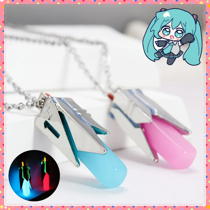Miku Anime Peripheral Necklace Cartoon Fluorescent Jewelry Pendant Accessories Couple Gifts Fans Collect Birthday Gifts
Miku Anime Peripheral Necklace Cartoon Fluorescent Jewelry Pendant Accessories Couple Gifts Fans Collect Birthday Gifts