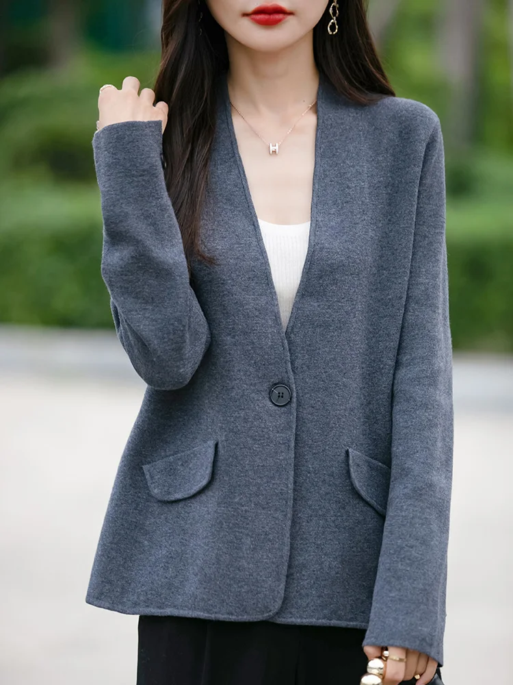 Spring Full Open Top Women's Wool Warm Jacket Fashionable And Elegant Korean Style Outfit Single Button Women's Clothing
Spring Full Open Top Women's Wool Warm Jacket Fashionable And Elegant Korean Style Outfit Single Button Women's Clothing