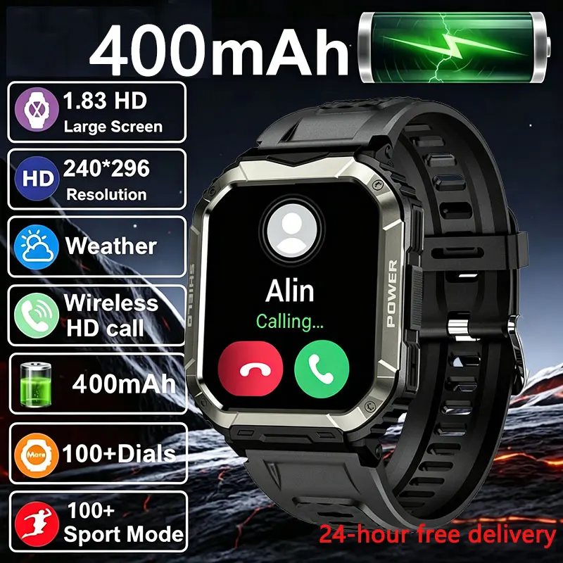 2026 New Smart Watch 1.83 "with Heart Rate Health Monitoring Bluetooth Call IP67 Waterproof Men's Smartwatch for Android IOS
2026 New Smart Watch 1.83 "with Heart Rate Health Monitoring Bluetooth Call IP67 Waterproof Men's Smartwatch for Android IOS