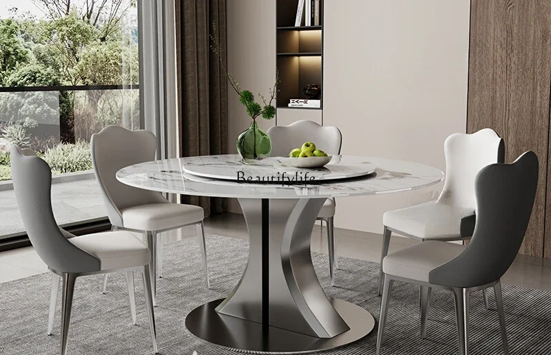 FG44Dining table household light luxury modern rectangular high-end rock slab dining table
FG44Dining table household light luxury modern rectangular high-end rock slab dining table