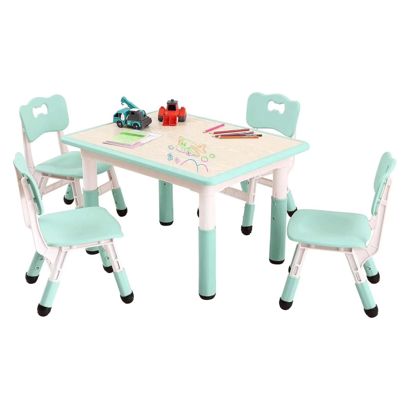 Children's Adjustable Height Rectangle Graffiti Desktop Multifunctional Activity Table Montessori Plastic Modern Durable
Children's Adjustable Height Rectangle Graffiti Desktop Multifunctional Activity Table Montessori Plastic Modern Durable