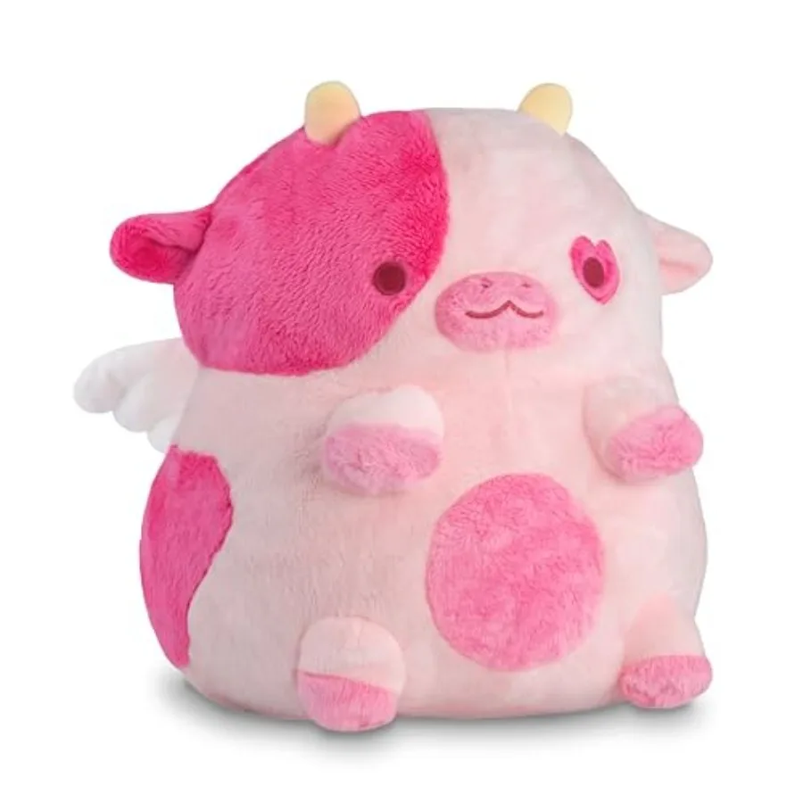 Cupid Cow Heatable Plush for Period Cramp Relief and Emotional Support, Microwavable Soft Toy Plushies, Coolable Stuffed Animal
Cupid Cow Heatable Plush for Period Cramp Relief and Emotional Support, Microwavable Soft Toy Plushies, Coolable Stuffed Animal