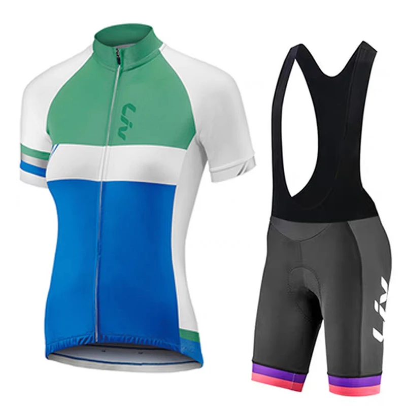 LIV Bicycle Short Sleeve Set Women's Road Bike Bicycle Shirt Summer Bike Paddle Sunscreen Bike Top Sponge Cushion Bike Shorts
LIV Bicycle Short Sleeve Set Women's Road Bike Bicycle Shirt Summer Bike Paddle Sunscreen Bike Top Sponge Cushion Bike Shorts