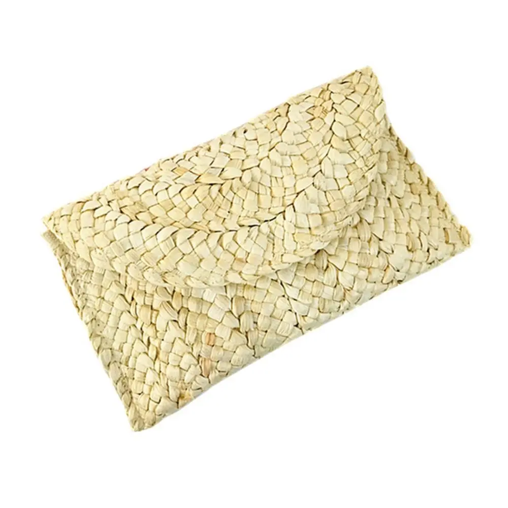 Fashion Straw Weaving Beach Purse Envelope Solid Color Woven Clutch Bag Large Capacity Simple Card Holder Summer
Fashion Straw Weaving Beach Purse Envelope Solid Color Woven Clutch Bag Large Capacity Simple Card Holder Summer