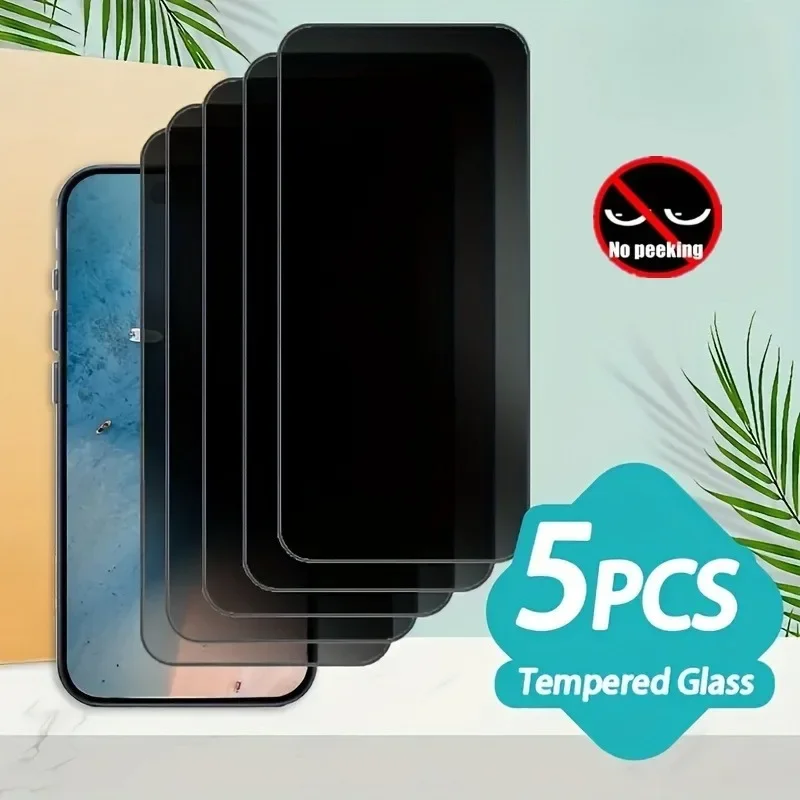 5Pcs Privacy Tempered Glass Screen Protector For IPhone 17 16 Pro Max Air 16e 15 14 13 12 11 Pro Mini XR XS Protective Glass
5Pcs Privacy Tempered Glass Screen Protector For IPhone 17 16 Pro Max Air 16e 15 14 13 12 11 Pro Mini XR XS Protective Glass