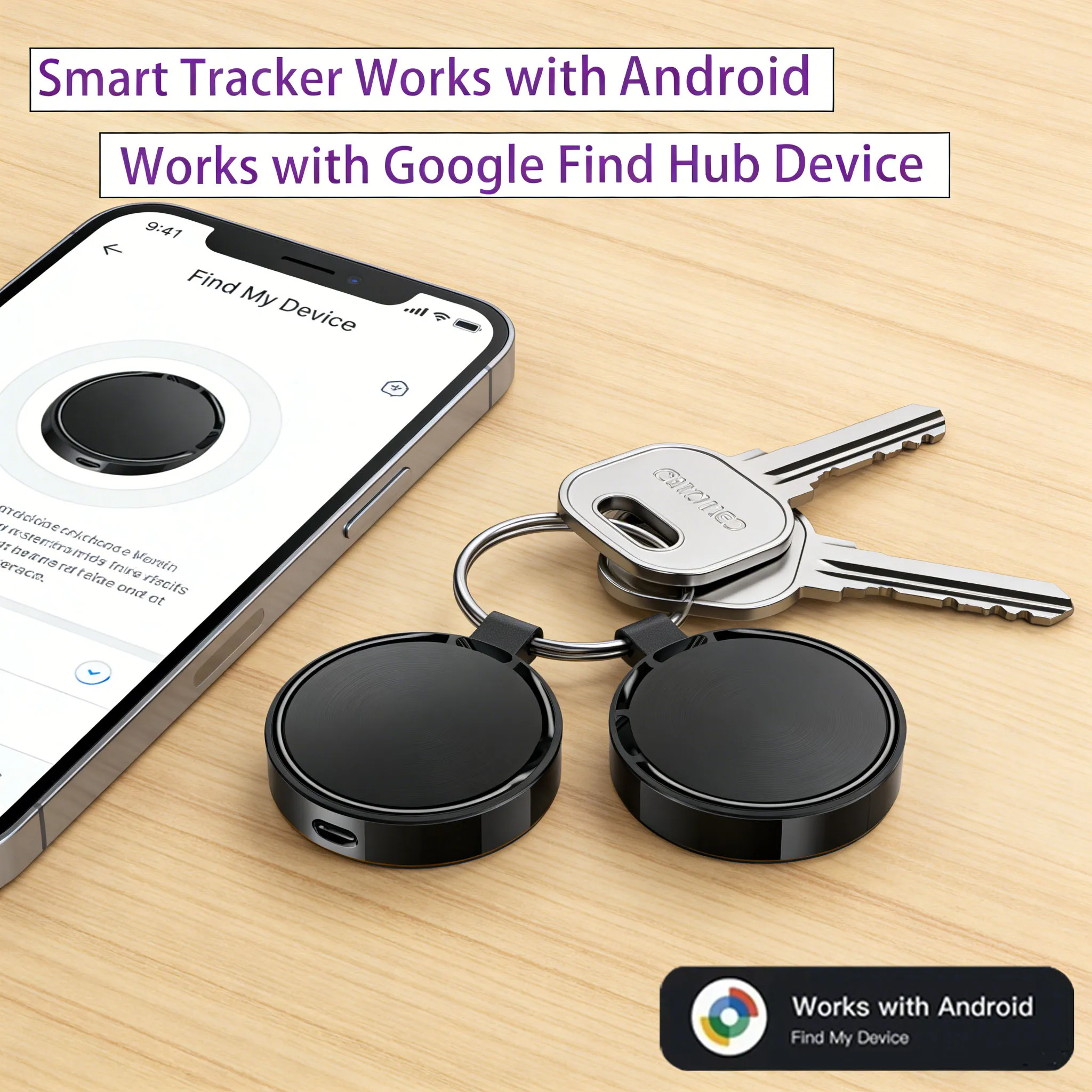 Android AirTag Item Finder Works with Google Find Hub for Keys Wallets Luggage Anti-lost
Android AirTag Item Finder Works with Google Find Hub for Keys Wallets Luggage Anti-lost