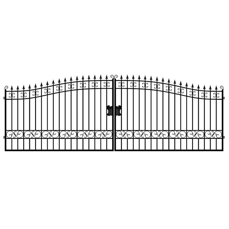 Custom dimensions Wrought Fence Gate Unused Driveway Gate Factory Price Residential Iron Gate
Custom dimensions Wrought Fence Gate Unused Driveway Gate Factory Price Residential Iron Gate