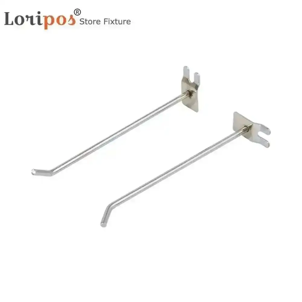 10pcs Shelf Wire Metal Hook Hanger Snack Store Shop Supermarket Grid Hook Slot Wall Mounting Hanging Display Hook
10pcs Shelf Wire Metal Hook Hanger Snack Store Shop Supermarket Grid Hook Slot Wall Mounting Hanging Display Hook