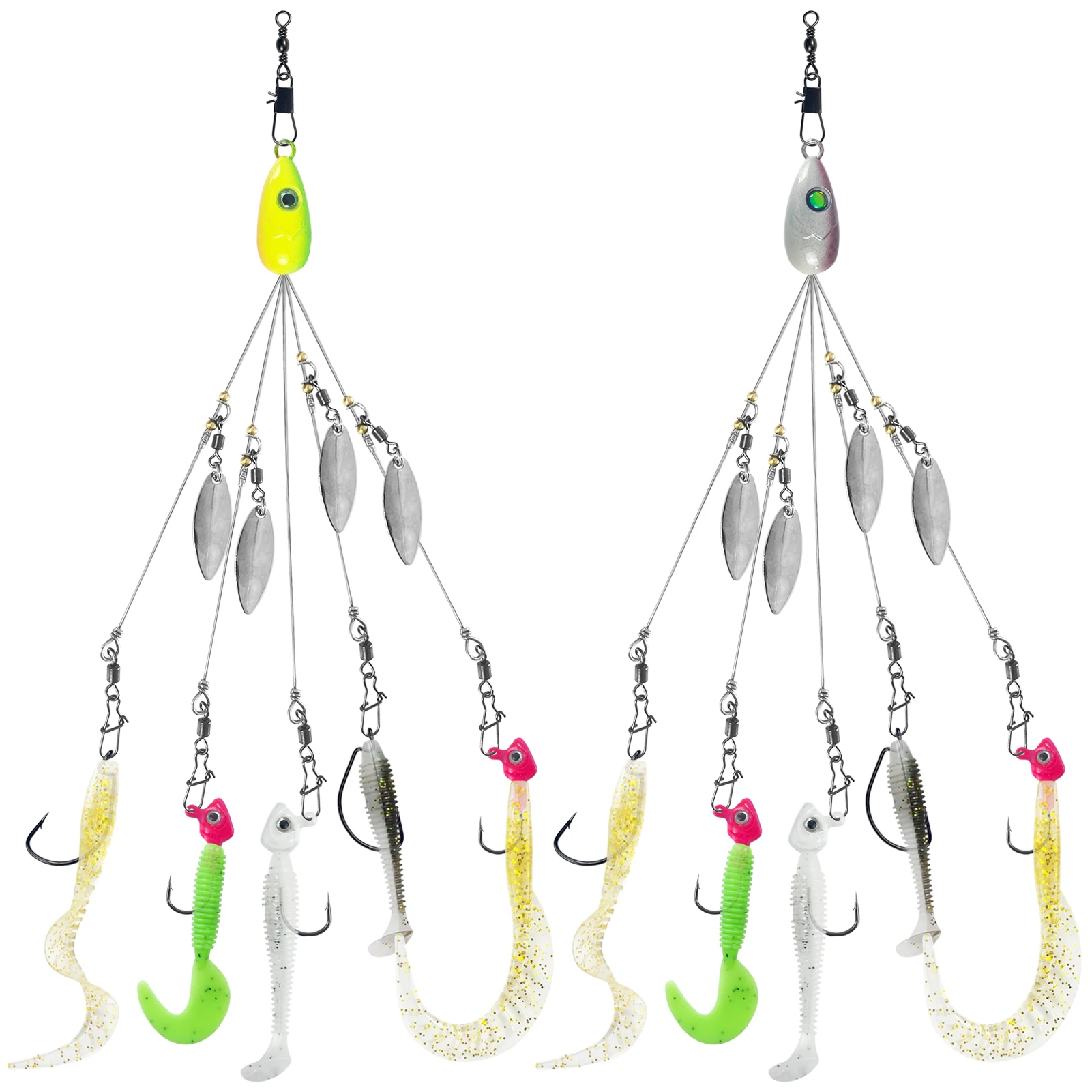 FREE FISHER Fishing Tackle Box,fishing Alabama Rig Baits,Jig Head Hook with Umbrella Rigs,Soft Worm Lures Crank Hooks Swivels
FREE FISHER Fishing Tackle Box,fishing Alabama Rig Baits,Jig Head Hook with Umbrella Rigs,Soft Worm Lures Crank Hooks Swivels