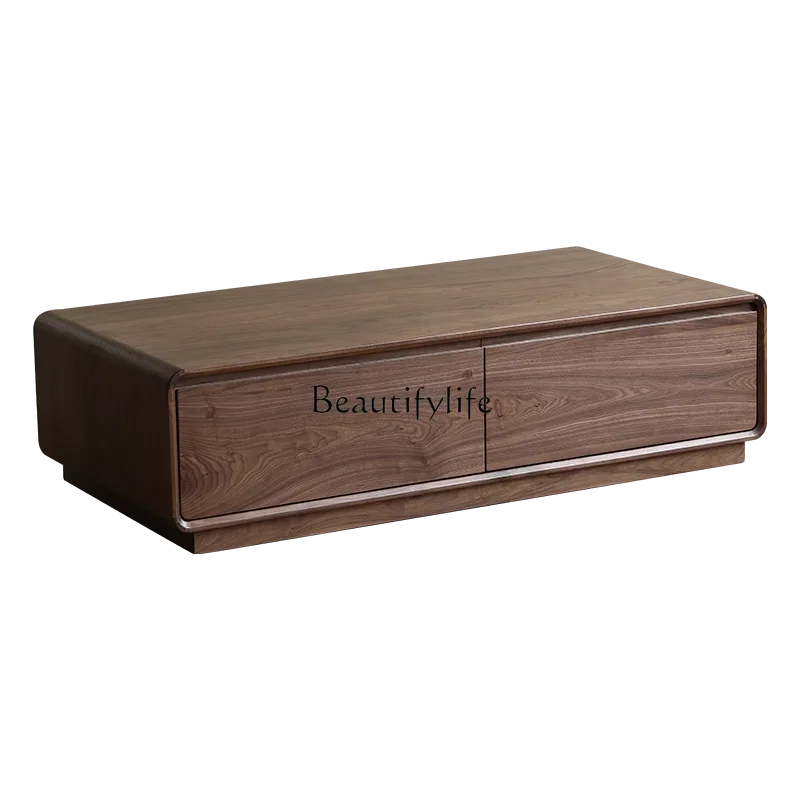 LD33North American black walnut coffee table Nordic solid wood minimalist log modern simple floor with pumping living room table
LD33North American black walnut coffee table Nordic solid wood minimalist log modern simple floor with pumping living room table