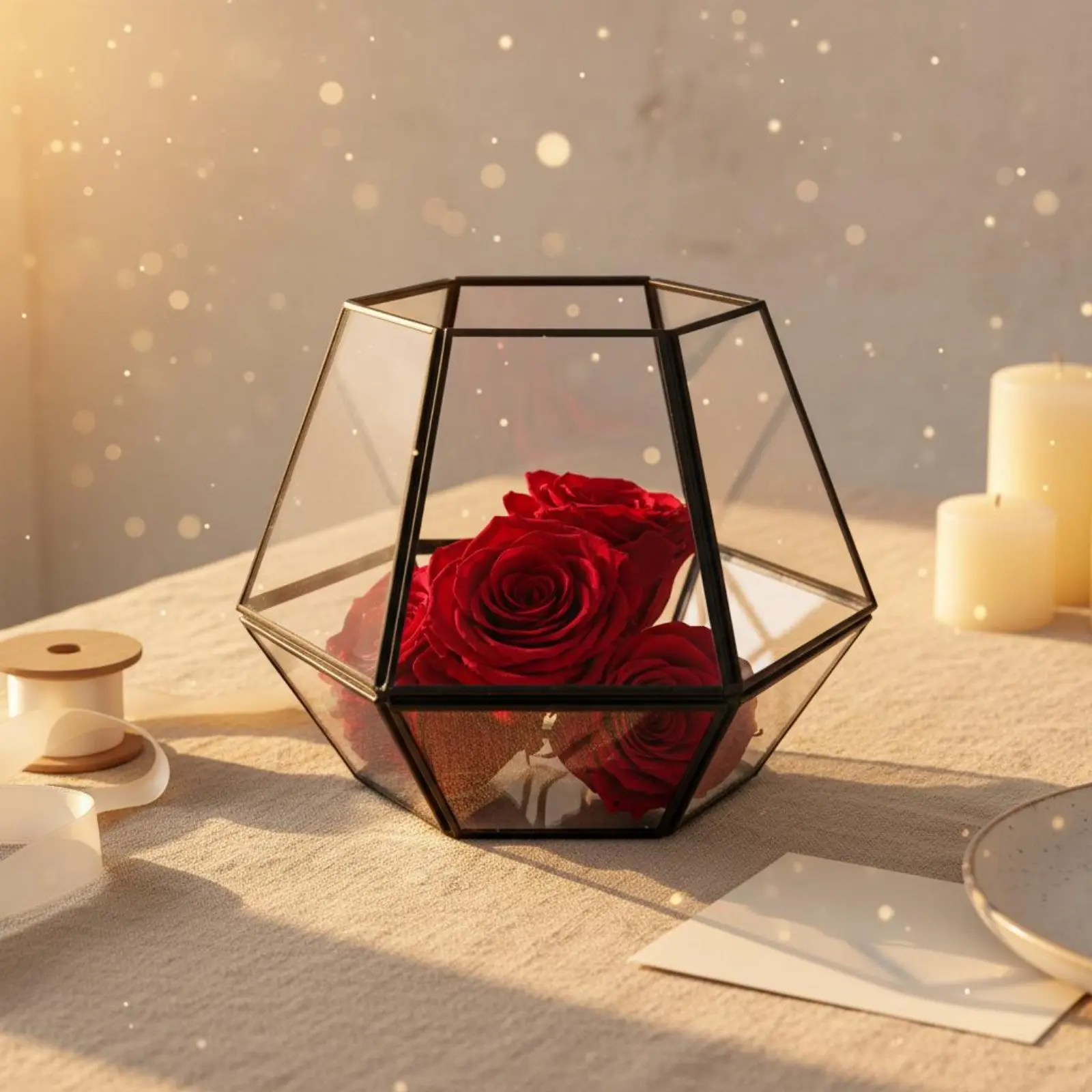 Geometric Glass Terrarium Versatile Geometric Glass Planter Desktop Drought-Tolerant Plant Terrarium DIY Activity for Desktop
Geometric Glass Terrarium Versatile Geometric Glass Planter Desktop Drought-Tolerant Plant Terrarium DIY Activity for Desktop