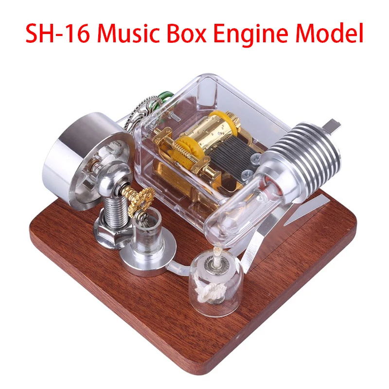 SH-16 Creative Music Box Engine Model Exquisite Power Music Box Novel Collection Model Toy
SH-16 Creative Music Box Engine Model Exquisite Power Music Box Novel Collection Model Toy