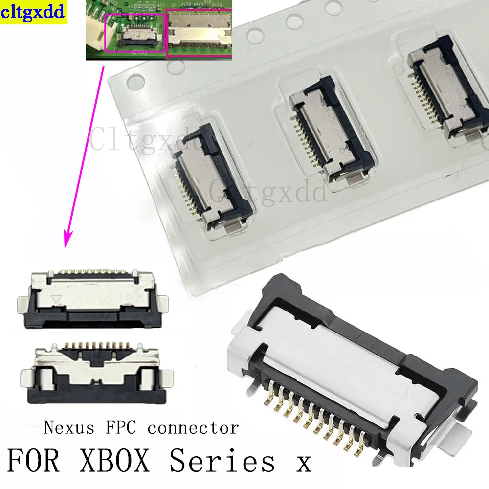 Cltgxdd 1-5piece is suitable FOR Xbox Series X console Nexus FPC socket USB/cooling fan FPC socket power interface connector
Cltgxdd 1-5piece is suitable FOR Xbox Series X console Nexus FPC socket USB/cooling fan FPC socket power interface connector