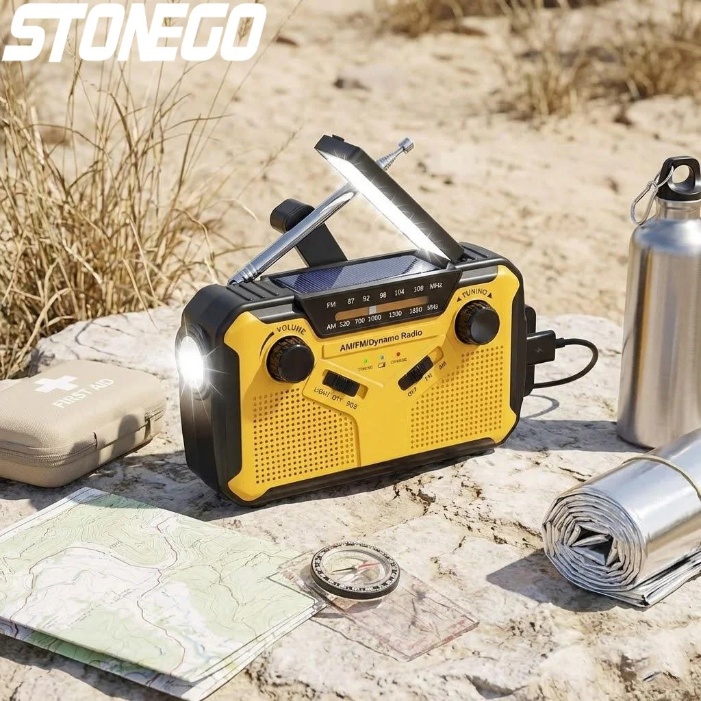 Portable Emergency Solar Hand Crank Radio AM FM with 2500mAh Power Bank LED Torch Reading Light for Camping Hiking Outdoor Use
Portable Emergency Solar Hand Crank Radio AM FM with 2500mAh Power Bank LED Torch Reading Light for Camping Hiking Outdoor Use