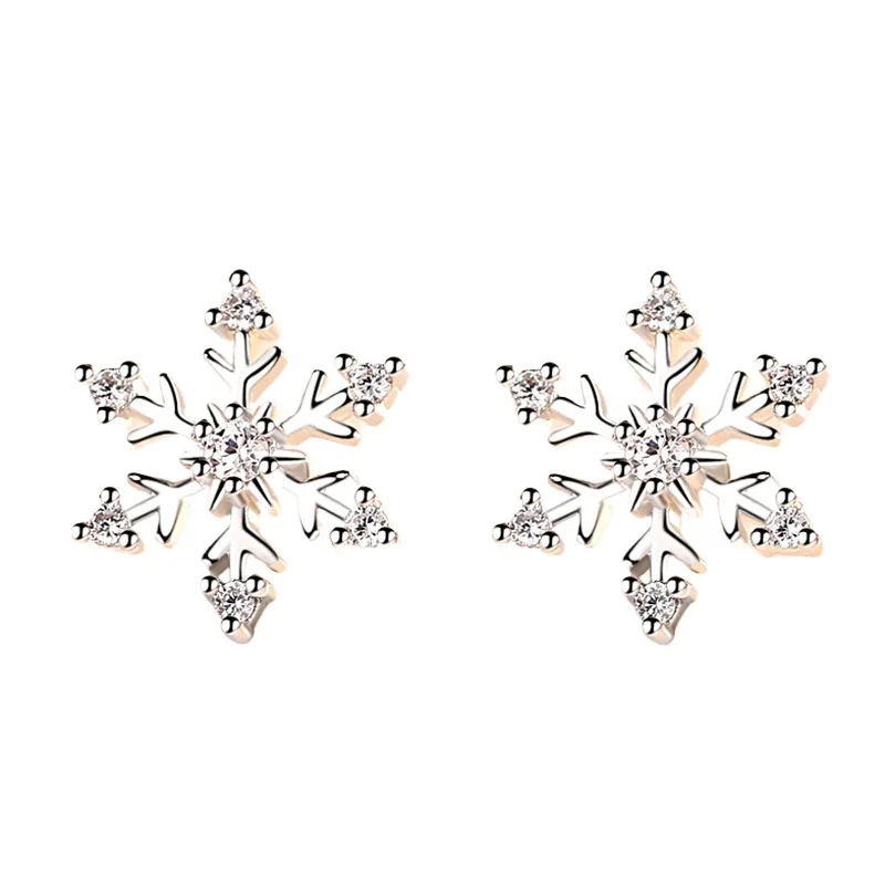 *New Lovely Snowflake Charm Earring For Women Christmas Gift Fashion Crystal Zircon Stud Earrings Girls New Year Jewelry
*New Lovely Snowflake Charm Earring For Women Christmas Gift Fashion Crystal Zircon Stud Earrings Girls New Year Jewelry