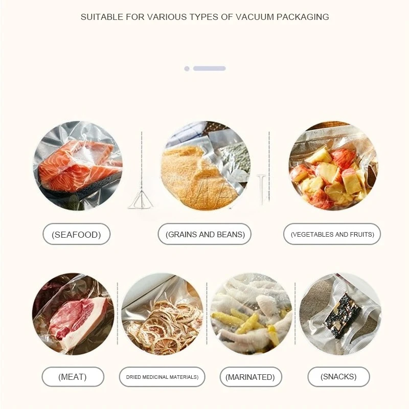 Vacuum Food Sealers Commercial Home Automatic Large Tight Packing Machine Sealing Maker Compression
Vacuum Food Sealers Commercial Home Automatic Large Tight Packing Machine Sealing Maker Compression