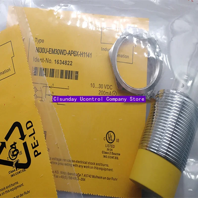 2 шт. новый бесконтактный переключатель NI30U-EM30WD-VP44X-H1141 NI30U-EM30WD-VN44X-H1141
2 шт. новый бесконтактный переключатель NI30U-EM30WD-VP44X-H1141 NI30U-EM30WD-VN44X-H1141