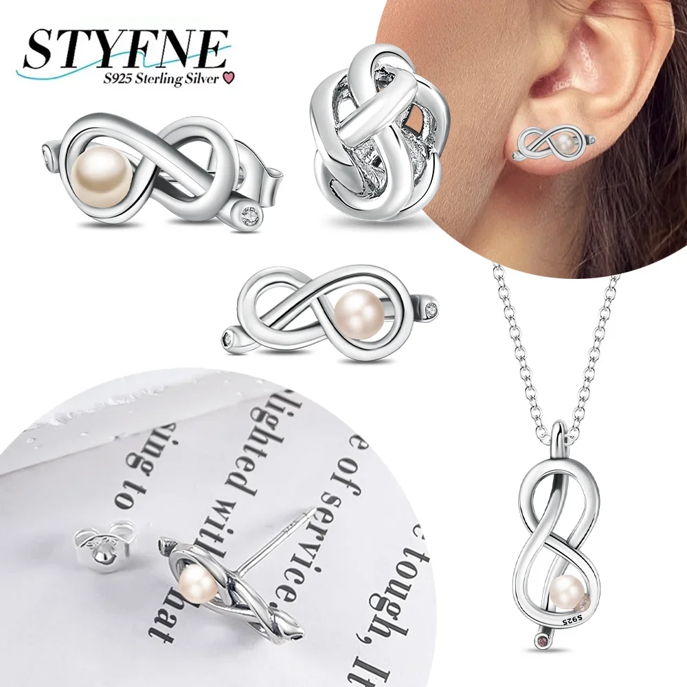 2025 Silver 925 Forever Love Pearl Necklace Earrings Jewelry Sets for Women Original Couple Date Wedding Fine Gift Matching
2025 Silver 925 Forever Love Pearl Necklace Earrings Jewelry Sets for Women Original Couple Date Wedding Fine Gift Matching