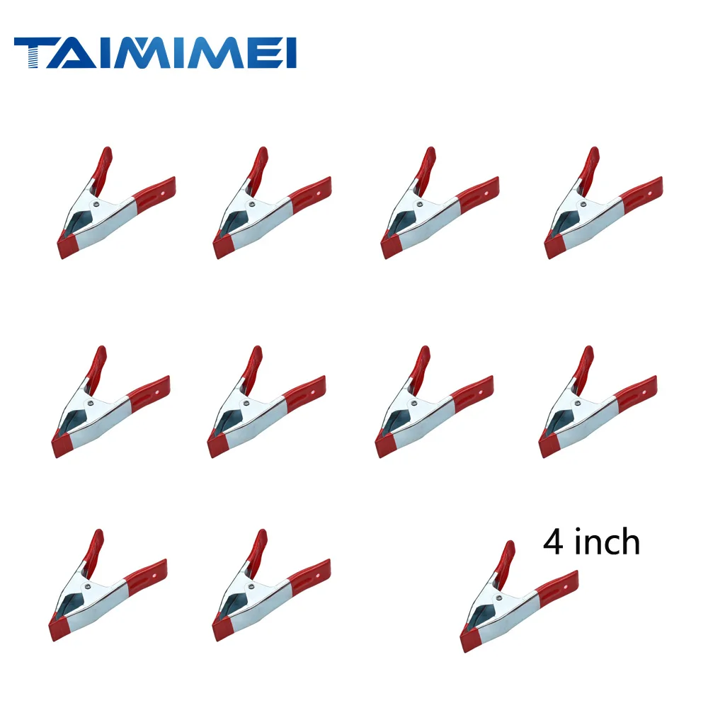 TAIMIMEI, 4 дюйма, пружинные зажимы с цинковым покрытием из ПВХ, 10 пружинных зажимов
TAIMIMEI, 4 дюйма, пружинные зажимы с цинковым покрытием из ПВХ, 10 пружинных зажимов