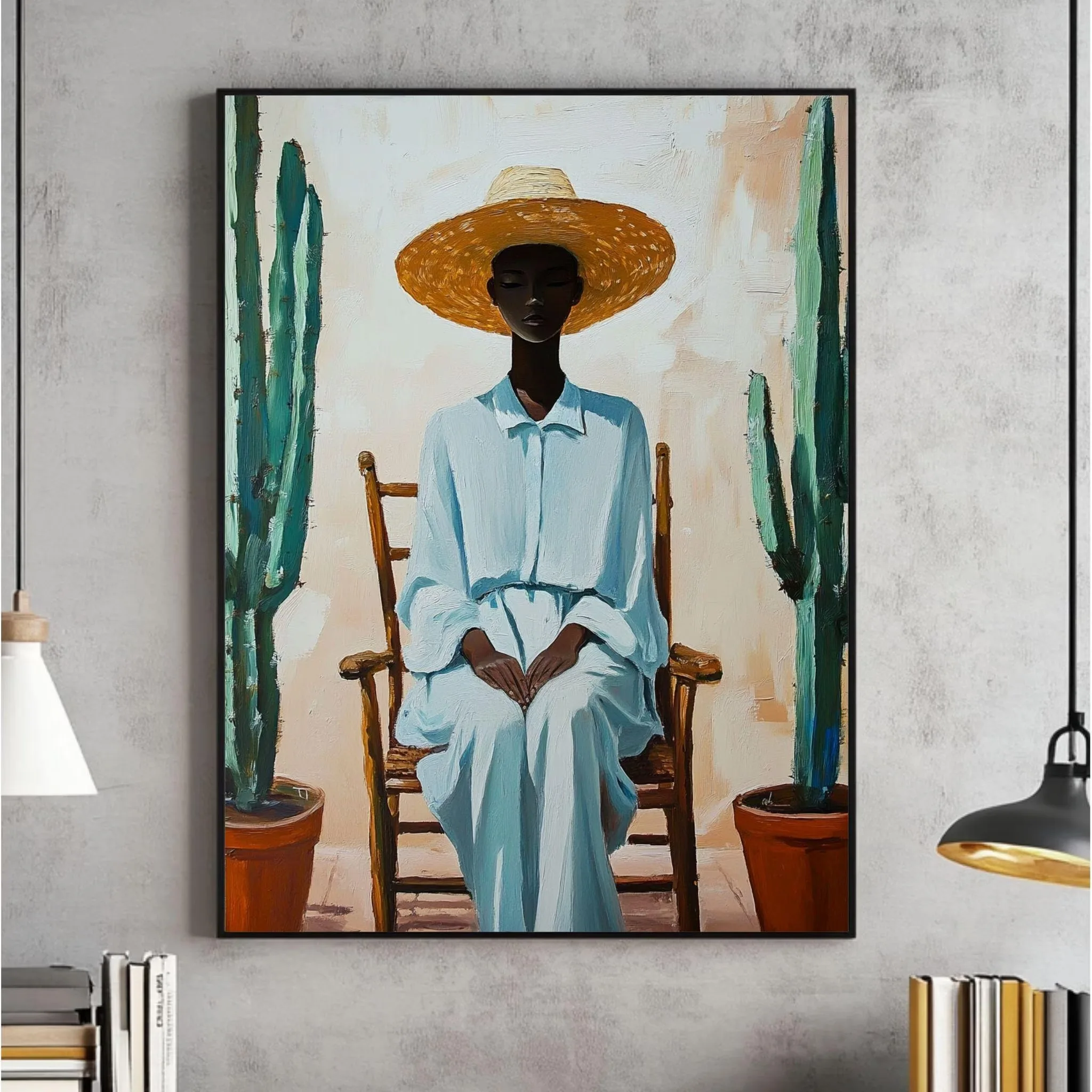 Minimalist African art print, desert illustration, African art decor, canvas print poster, southwestern wall art, home decor
Minimalist African art print, desert illustration, African art decor, canvas print poster, southwestern wall art, home decor
