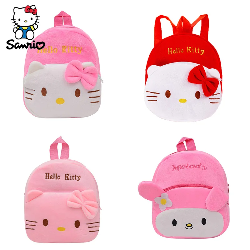 25cm Cartoon Sanrio Children's Backpack Plush Bags Hello Kitty Stuffed Plush Dolls Toys Melody Kindergarten Bag Kids Gifts
25cm Cartoon Sanrio Children's Backpack Plush Bags Hello Kitty Stuffed Plush Dolls Toys Melody Kindergarten Bag Kids Gifts