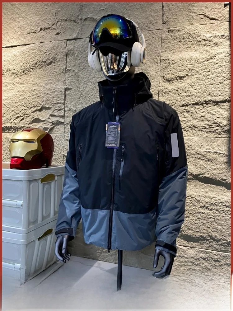 Snow Series Men's Lightweight Outdoor Cotton Jaet Full Glue Sealing Hard ell Climbing Coat Warm Thiened Stand Fit
Snow Series Men's Lightweight Outdoor Cotton Jaet Full Glue Sealing Hard ell Climbing Coat Warm Thiened Stand Fit