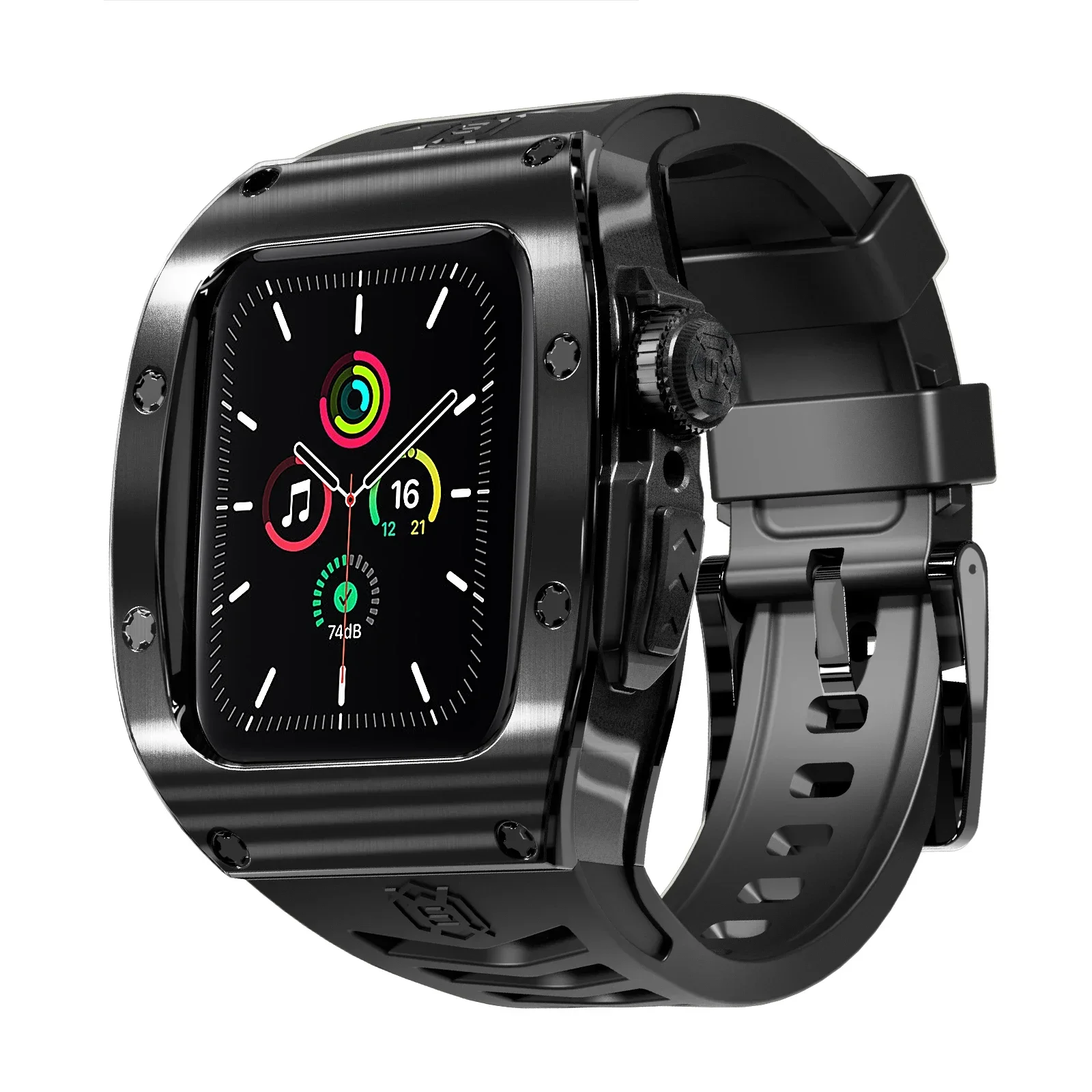 44/45 mm Watch Case for Apple Watch, Full stainless steel Fall Protection iWatch Case Meteor Brushed Texture Comfortable Touch
44/45 mm Watch Case for Apple Watch, Full stainless steel Fall Protection iWatch Case Meteor Brushed Texture Comfortable Touch
