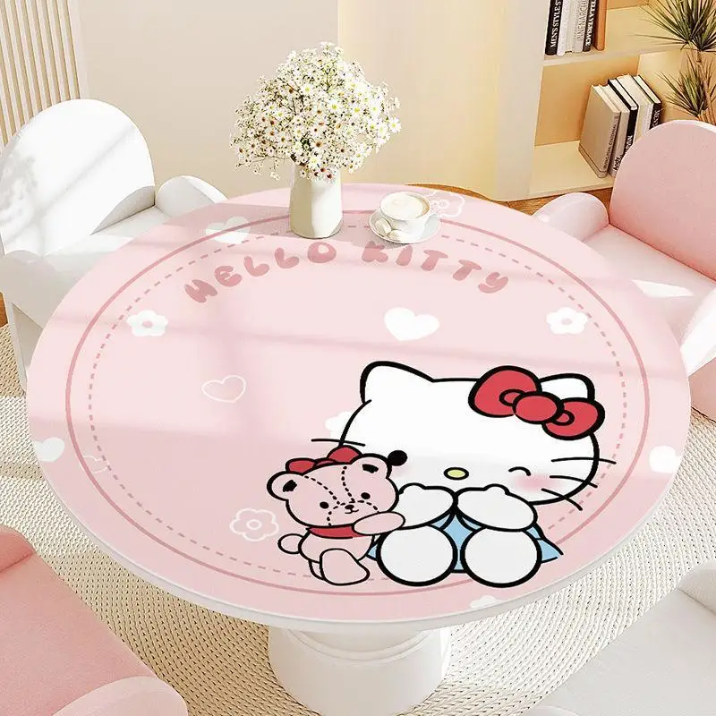 Новая мода Sanrios Hello Kittys My Melody, круглая подушка для стола, теплоизоляционная водонепроницаемая маслостойкая усовершенствованная скатерть
Новая мода Sanrios Hello Kittys My Melody, круглая подушка для стола, теплоизоляционная водонепроницаемая маслостойкая усовершенствованная скатерть