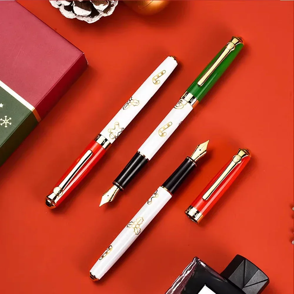 New for Duke Fountain Pen Metal Christmas Gift Box Set for Special Signature Calligraphy Pen Smooth Writing Ink Pen
New for Duke Fountain Pen Metal Christmas Gift Box Set for Special Signature Calligraphy Pen Smooth Writing Ink Pen