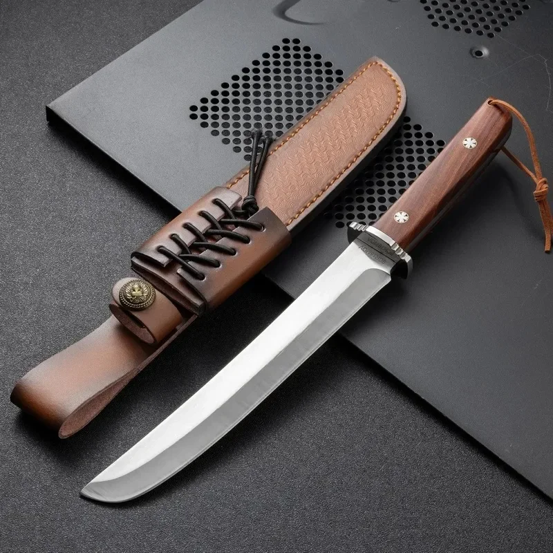 Outdoor high-hardness military tactical knife, sharp cutting knife, camping hunting knife and survival knife
Outdoor high-hardness military tactical knife, sharp cutting knife, camping hunting knife and survival knife