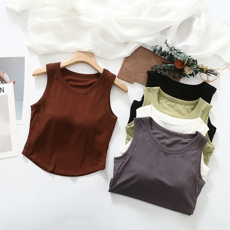 Summer Outfit Corset Top Chest Pad One Piece Pajamas O Collar Bottoming Shirt Cropped Youthful Woman Clothes Sexy Crop Tops
Summer Outfit Corset Top Chest Pad One Piece Pajamas O Collar Bottoming Shirt Cropped Youthful Woman Clothes Sexy Crop Tops