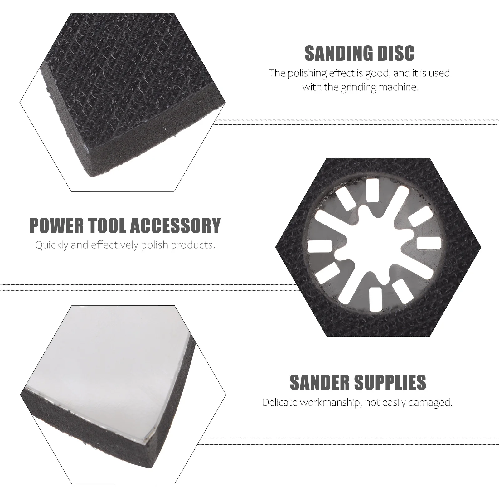 1Set Stainless Steel Sanding Discs Triangular Low Profile Design for Detail Sander Supplies High Density Hook Loop Attachment
1Set Stainless Steel Sanding Discs Triangular Low Profile Design for Detail Sander Supplies High Density Hook Loop Attachment