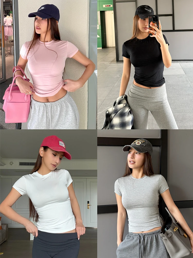 Maru Maruco Modal ort Sve T-irt Comfortable Skin-friendly Elastic Bare Sensation Slim Fit Base Layer Top for Women
Maru Maruco Modal ort Sve T-irt Comfortable Skin-friendly Elastic Bare Sensation Slim Fit Base Layer Top for Women