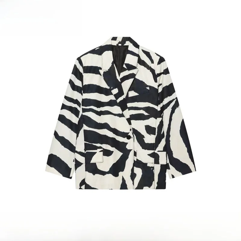 Spring Summer New Arrival Women's Fashionable Casual Animal Print Suit Jacket ZR Style Long Sleeve Loose Fit Polyester Fiber
Spring Summer New Arrival Women's Fashionable Casual Animal Print Suit Jacket ZR Style Long Sleeve Loose Fit Polyester Fiber