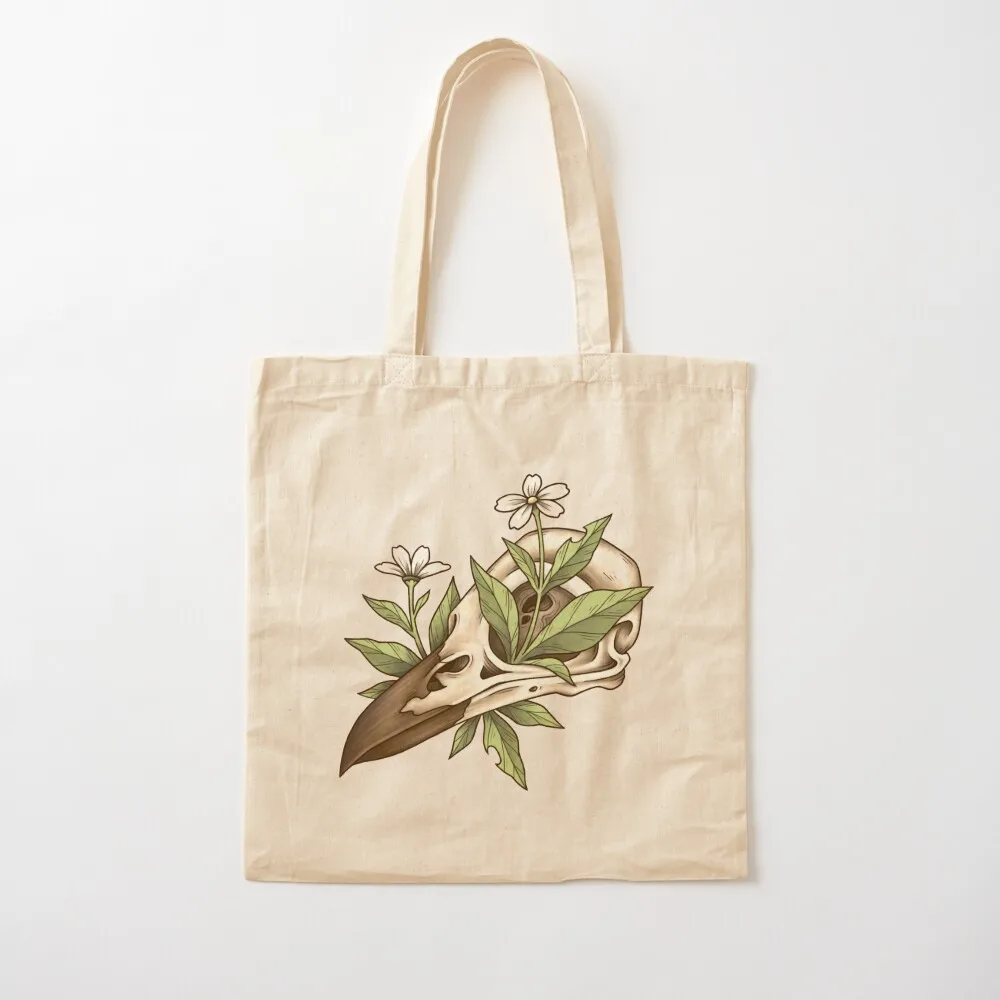 Vulture Culture Bird Skull with Flower Raven Skull Green Witch Vintage Witchcraft Goblincore Furry Thieran Tote Bag
Vulture Culture Bird Skull with Flower Raven Skull Green Witch Vintage Witchcraft Goblincore Furry Thieran Tote Bag