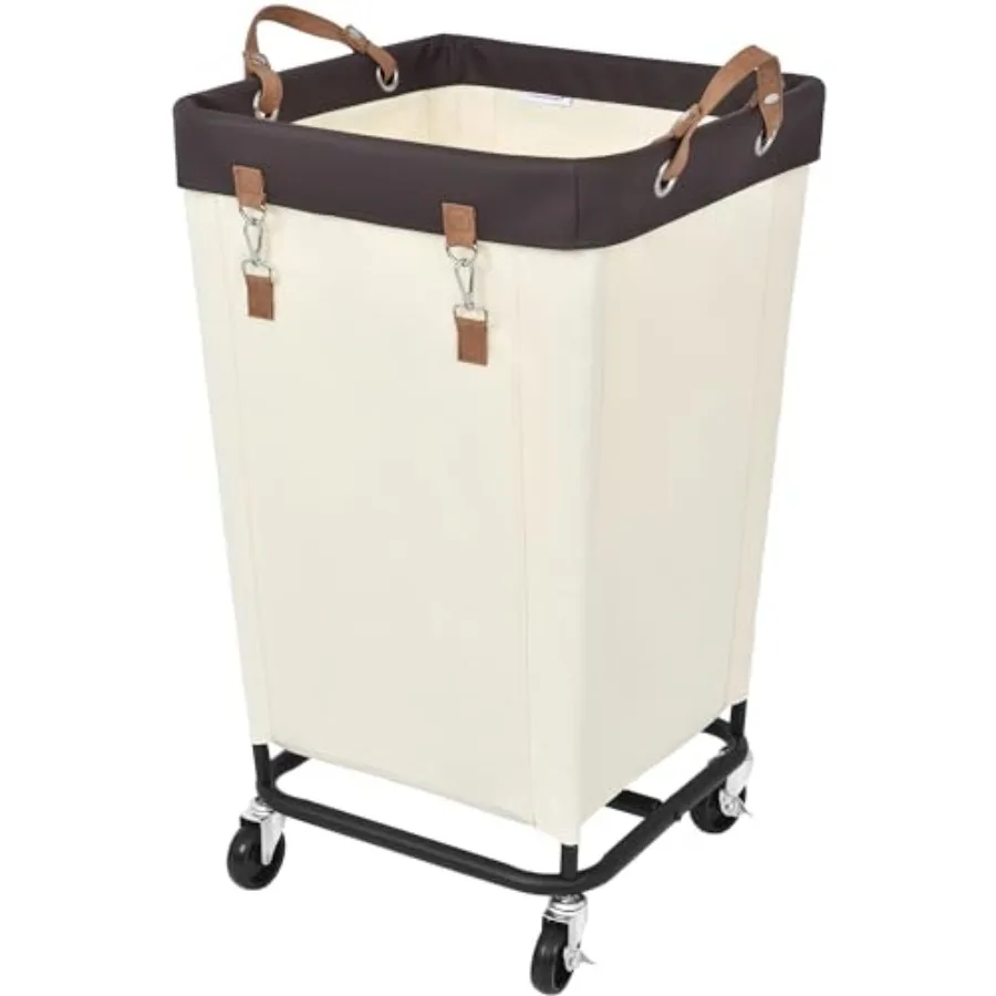 Laundry Basket with Wheels, Large Rolling Hampers for Clothing Organizer, Dirty Clothes Basket for Hotel, Home, Closet, Dorm
Laundry Basket with Wheels, Large Rolling Hampers for Clothing Organizer, Dirty Clothes Basket for Hotel, Home, Closet, Dorm