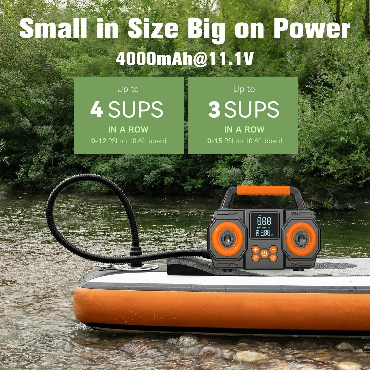 12V Portable Car Air Inflator Outdoor Tire Pump
12V Portable Car Air Inflator Outdoor Tire Pump