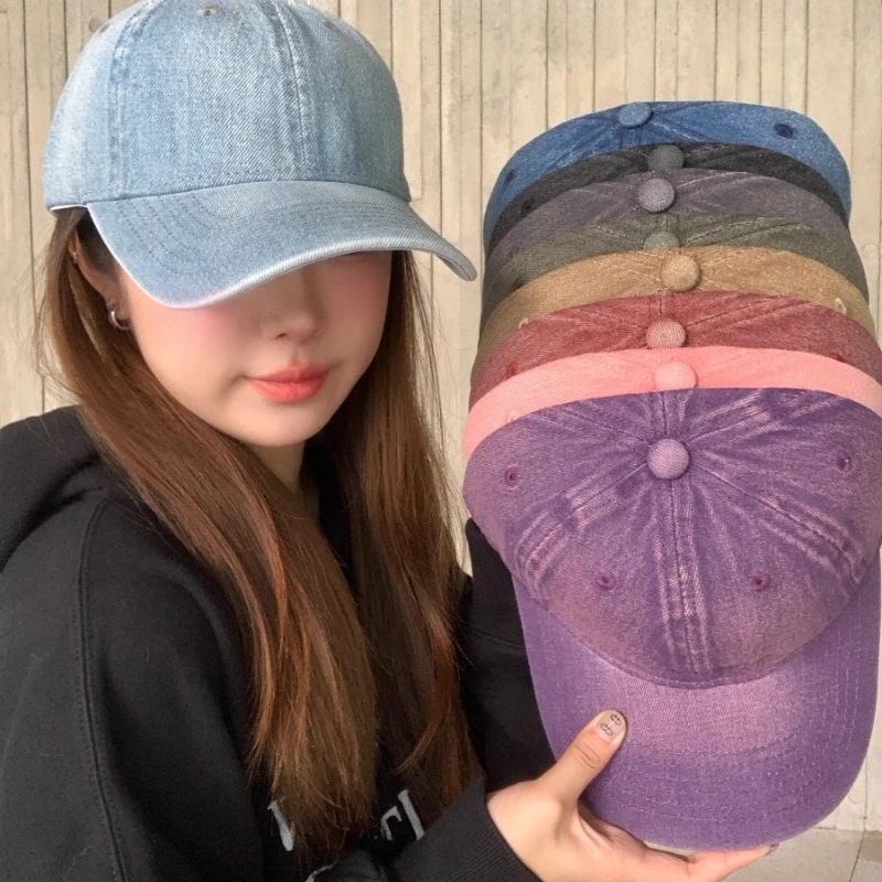 Casual Washed Cotton Baseball Cap Men Solid Black Blue Denim Dad Hat Visor Spring Summer Outdoor Travel Trucker Caps Adjustable
Casual Washed Cotton Baseball Cap Men Solid Black Blue Denim Dad Hat Visor Spring Summer Outdoor Travel Trucker Caps Adjustable