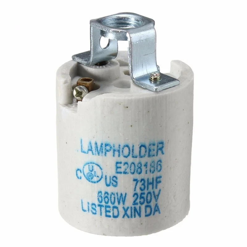 110v 220v E27 Ceramic Lamp Holder Light Socket Base Accessory Screw Cap Adapter Converter For Retro Vintage Edison Bulb Lamp
110v 220v E27 Ceramic Lamp Holder Light Socket Base Accessory Screw Cap Adapter Converter For Retro Vintage Edison Bulb Lamp