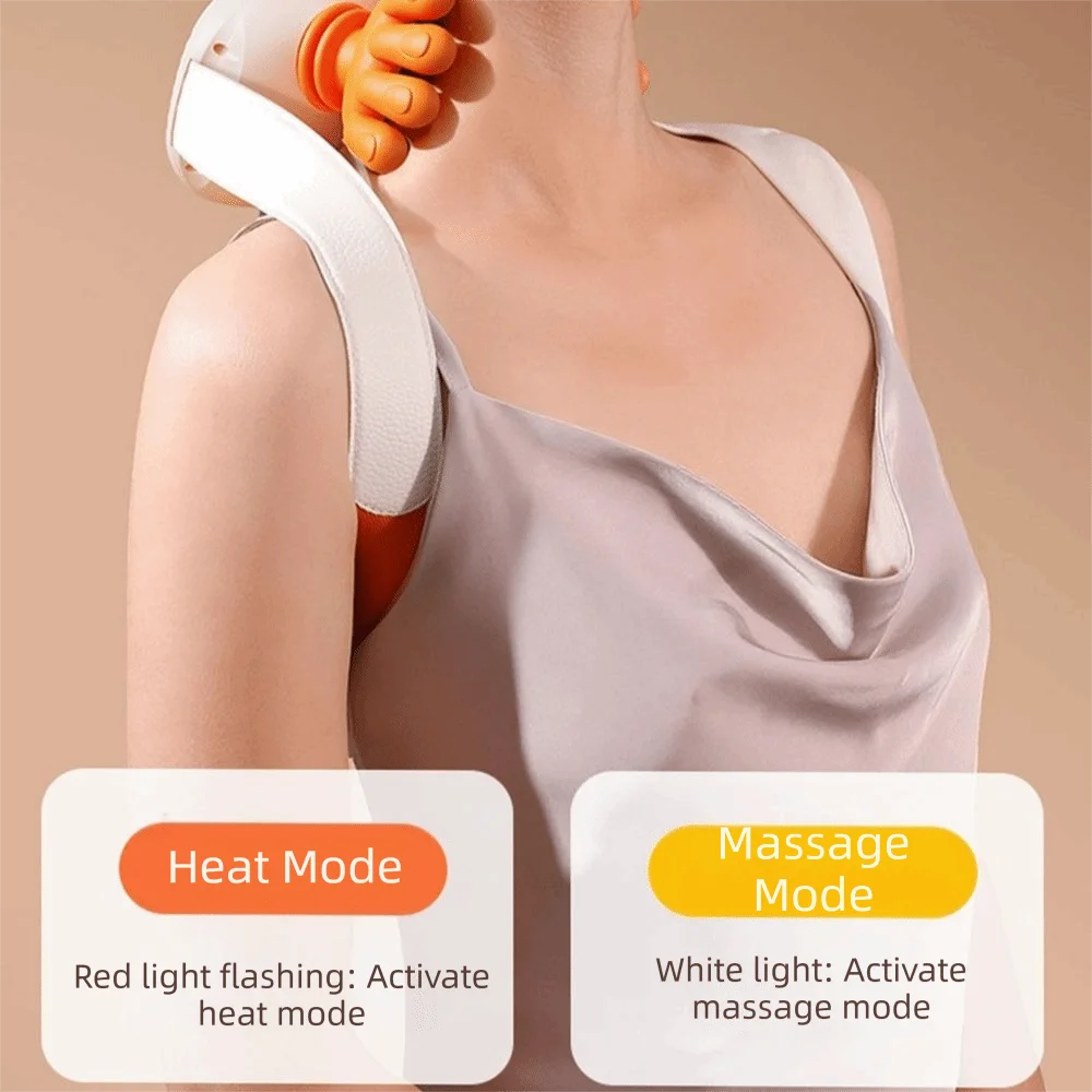 Portable Bionic Finger Neck Shoulder Massager Heated Massage Electric Massage Wireless Neck Cervical Wireless Design
Portable Bionic Finger Neck Shoulder Massager Heated Massage Electric Massage Wireless Neck Cervical Wireless Design