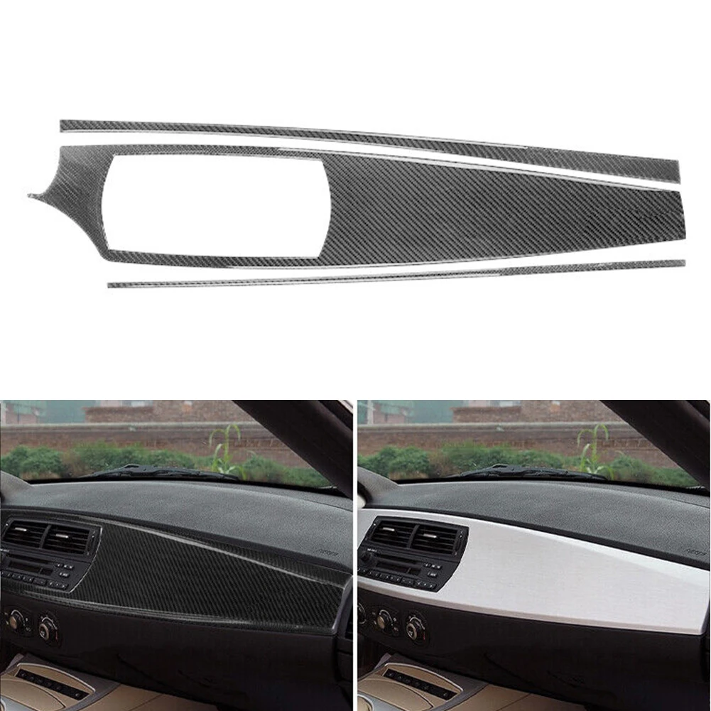 3Pcs Carbon-Fiber Interior Main Dash Panel Cover Trim For BMW Z4 E85 2003-2008 Black Accessories For Vehicles
3Pcs Carbon-Fiber Interior Main Dash Panel Cover Trim For BMW Z4 E85 2003-2008 Black Accessories For Vehicles