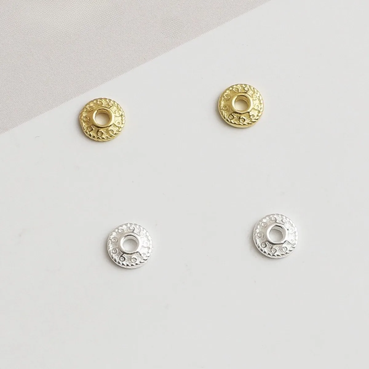 10 шт. бусины из стерлингового серебра 925 пробы, бусины-разделители для изготовления ювелирных изделий
10 шт. бусины из стерлингового серебра 925 пробы, бусины-разделители для изготовления ювелирных изделий