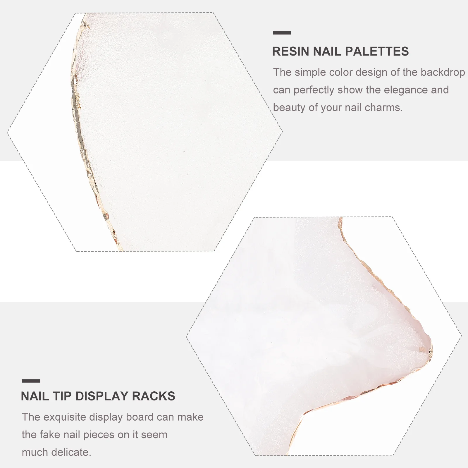 2Pcs Resin Nail Display Frame Perfect Desktop Decoration for Nail Salons and Beauty Parlors Manicure Display Boards
2Pcs Resin Nail Display Frame Perfect Desktop Decoration for Nail Salons and Beauty Parlors Manicure Display Boards
