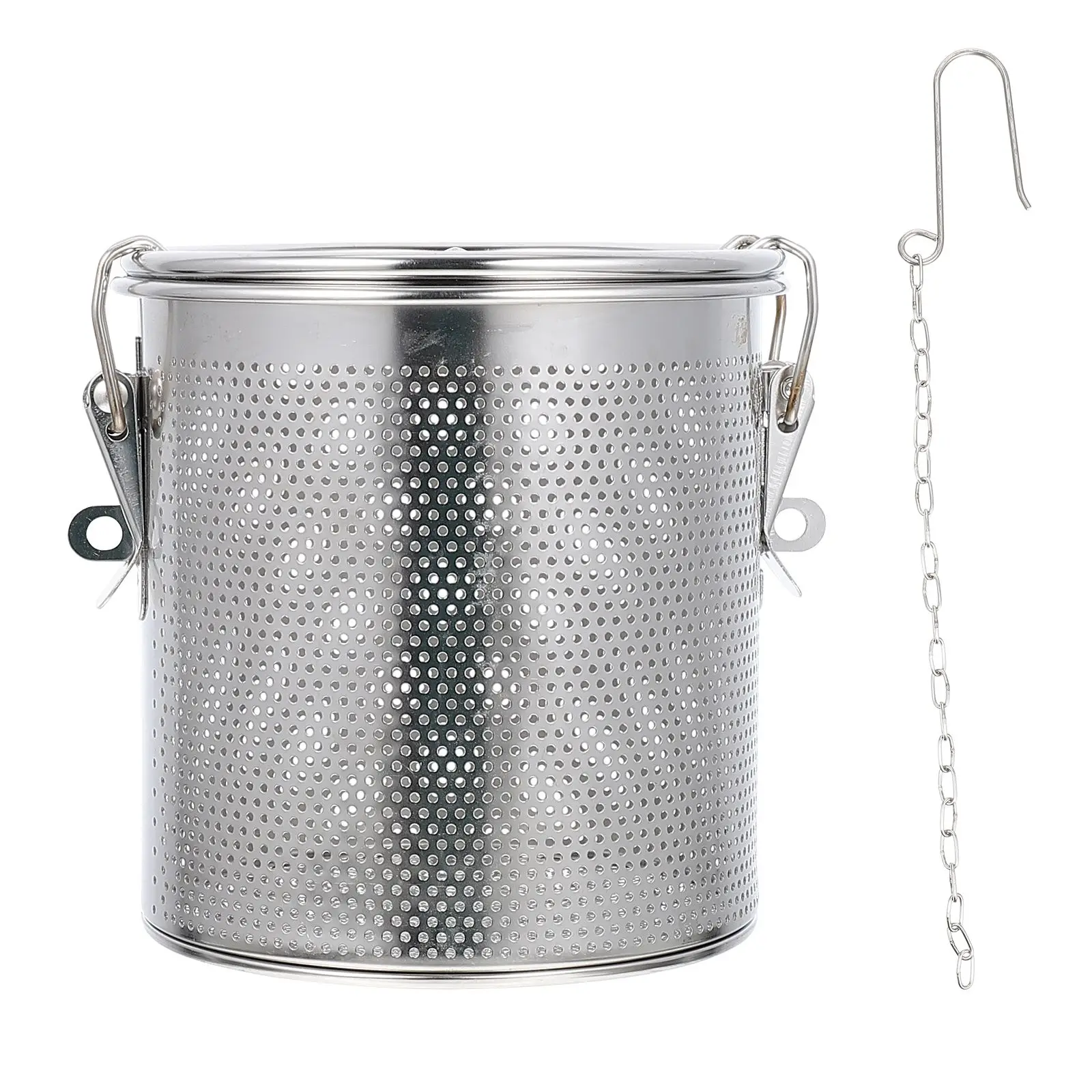 Stainless Steel Spice Filter Basket 12cm Perforated Mesh Strainer for Soup Stock Pot Easy Clean Practical Kitchen Tool
Stainless Steel Spice Filter Basket 12cm Perforated Mesh Strainer for Soup Stock Pot Easy Clean Practical Kitchen Tool