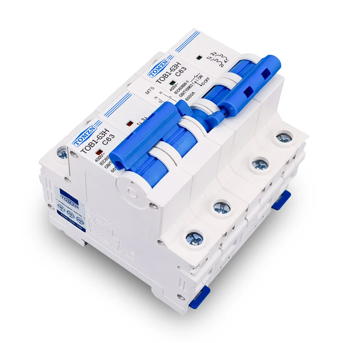 TOMZN 2P+2P MTS TOMZN AC Dual Power Manual Transfer Switch Circuit Breaker MCB 50HZ/60HZ, 16A
TOMZN 2P+2P MTS TOMZN AC Dual Power Manual Transfer Switch Circuit Breaker MCB 50HZ/60HZ, 16A